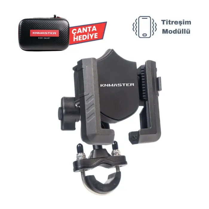 KNMASTER TT-150 TİTREŞİM ENGELLEYİCİLİ TELEFON TUTUCU